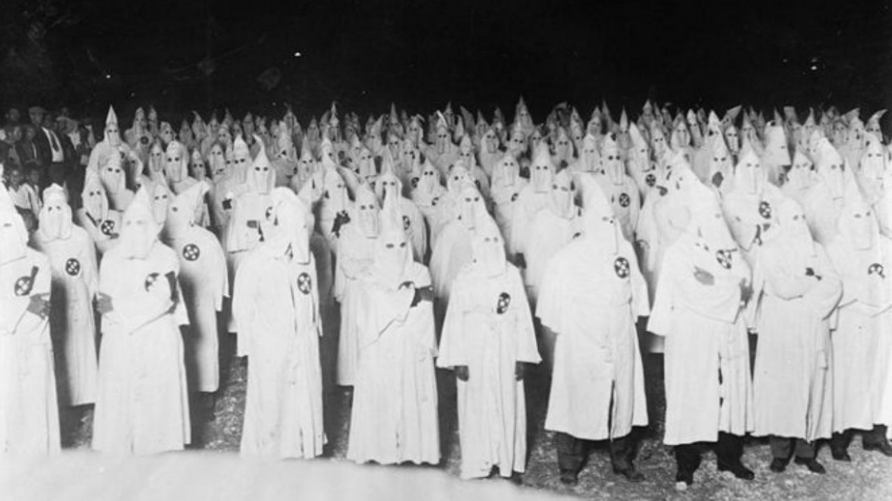 Ku Klux Klan rally 