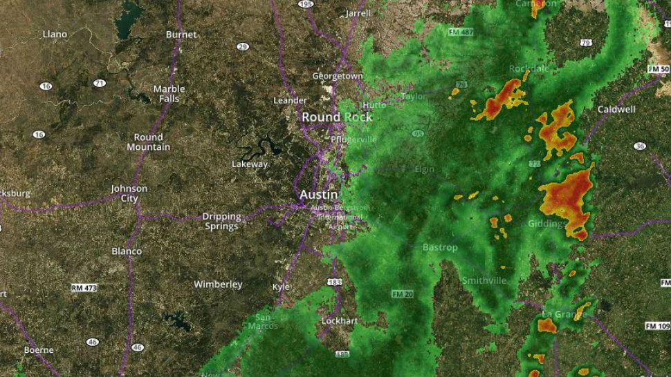 Photo of the Austin radar. (Spectrum News)