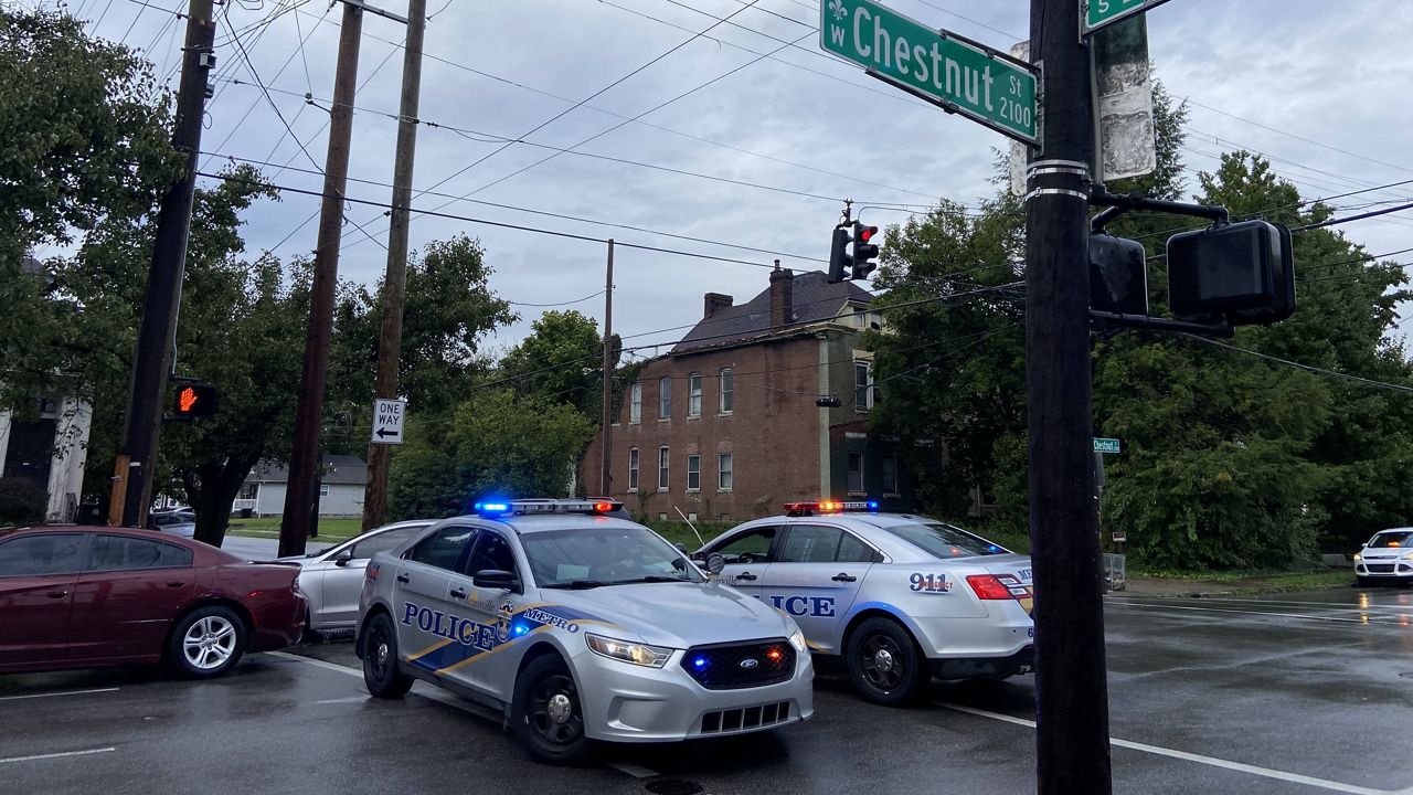 The site of a shooting in Louisville in September. (File)