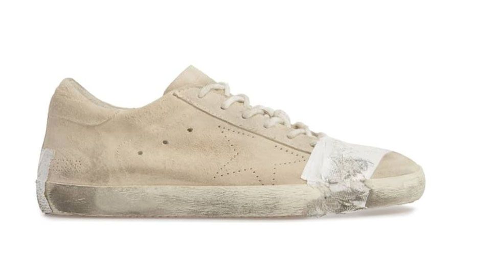 superstar taped sneaker golden goose