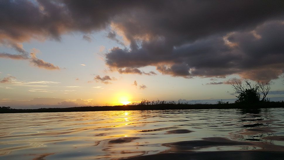 Submitted via the Spectrum News 13 app: Sunset over the Tomoka River in Ormond Beach, Saturday, Sept. 22, 2018. (William Barnwell, viewer)