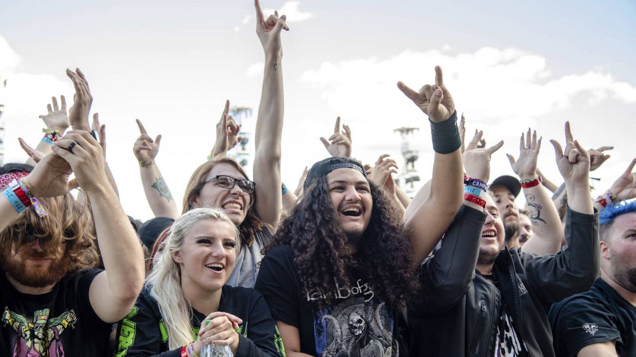 Fans at Louder Than Life.