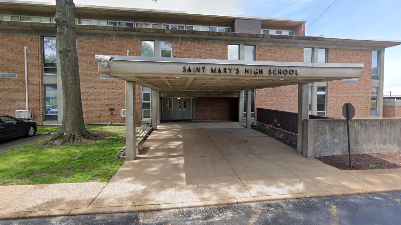 The Archdiocese of St. Louis will close St. Mary's High School, in St. Louis' Dutchtown neighborhood since 1931, next spring. School leaders say they will try to stay open as an independent school. (Courtesy Google Street View)