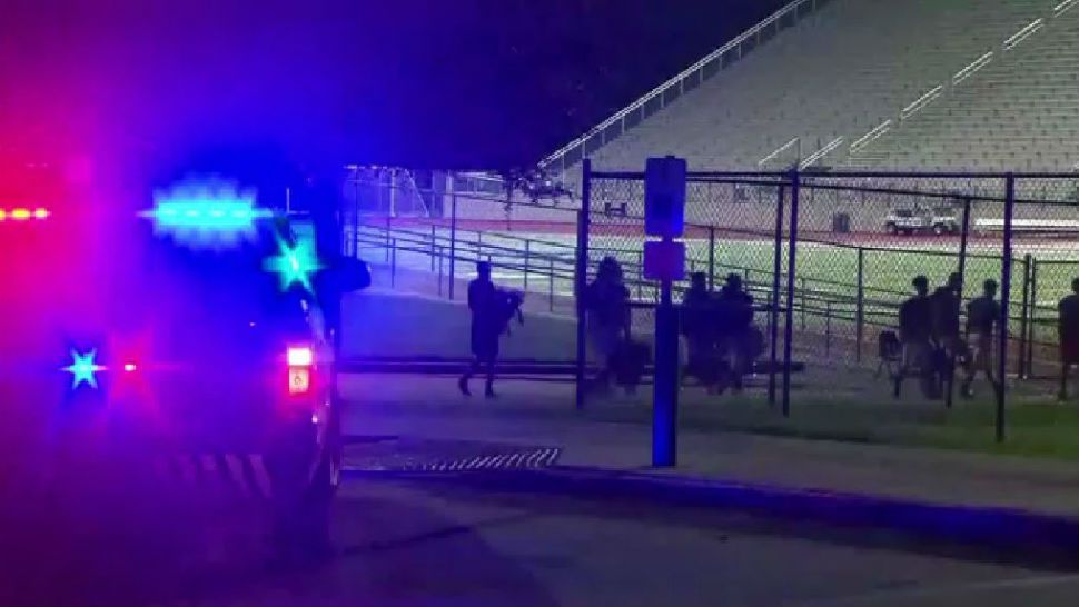 Man shot at high school football game in Carrollton, Texas. 