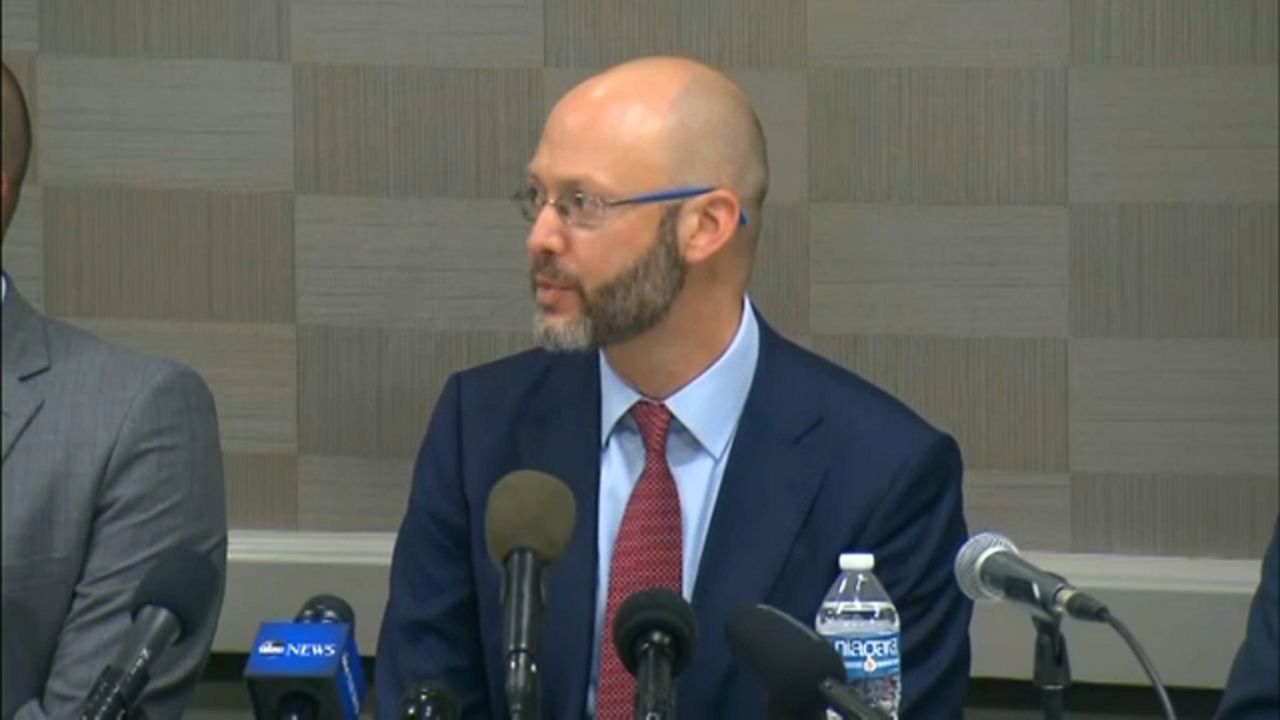 Attorney Kevin Glogower represents the anonymous juror who filed the motion asking for the release of grand jury testimony and recordings.