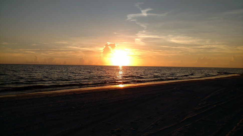 Submitted via our Spectrum News 13 app: A beautiful sunrise at the beach on Friday, September 28, 2018. (Courtesy of Sherri)