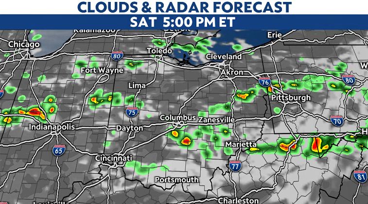 Strong to severe thunderstorms possible Saturday