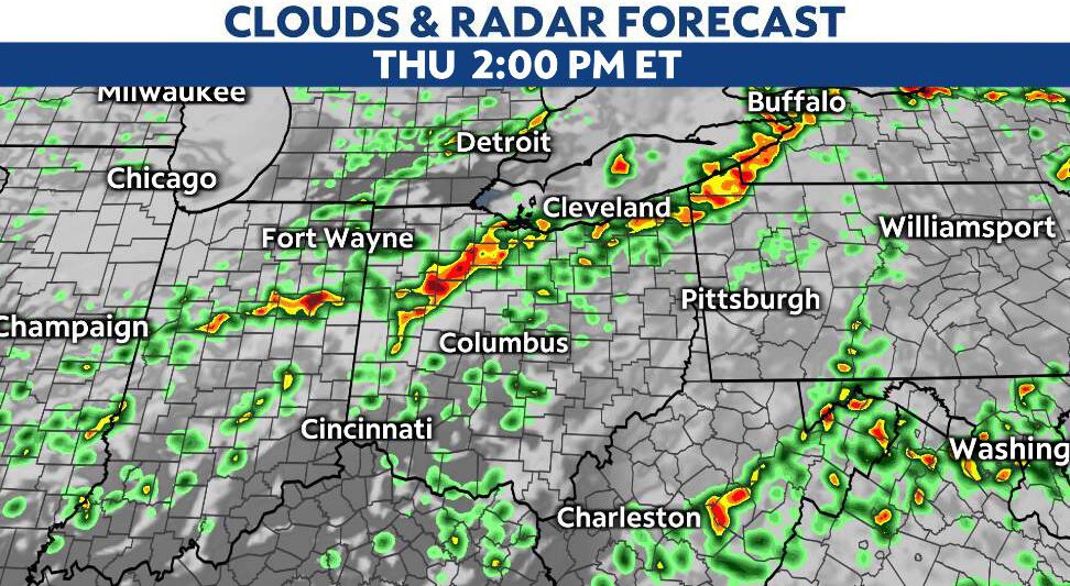 Risk for severe storms in parts of Ohio through midweek