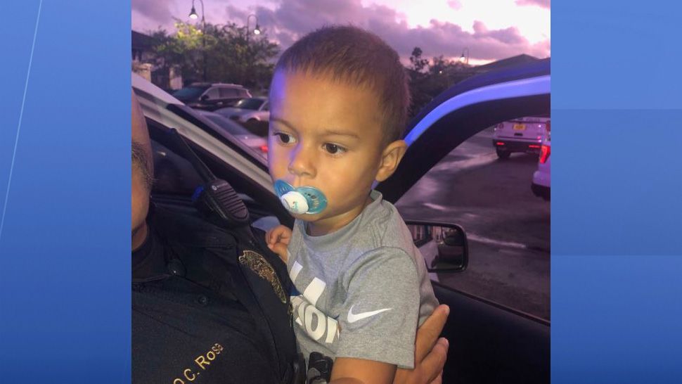 Officers are doing a door-to-door search to find the boy's parents or guardian. (Orlando Police Department)
