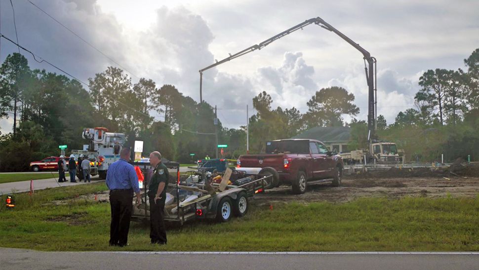 A Flagler County industrial accident resulted in the deaths of two construction workers on Monday, Oct. 08, 2018. (Flagler County Sheriff's Office)