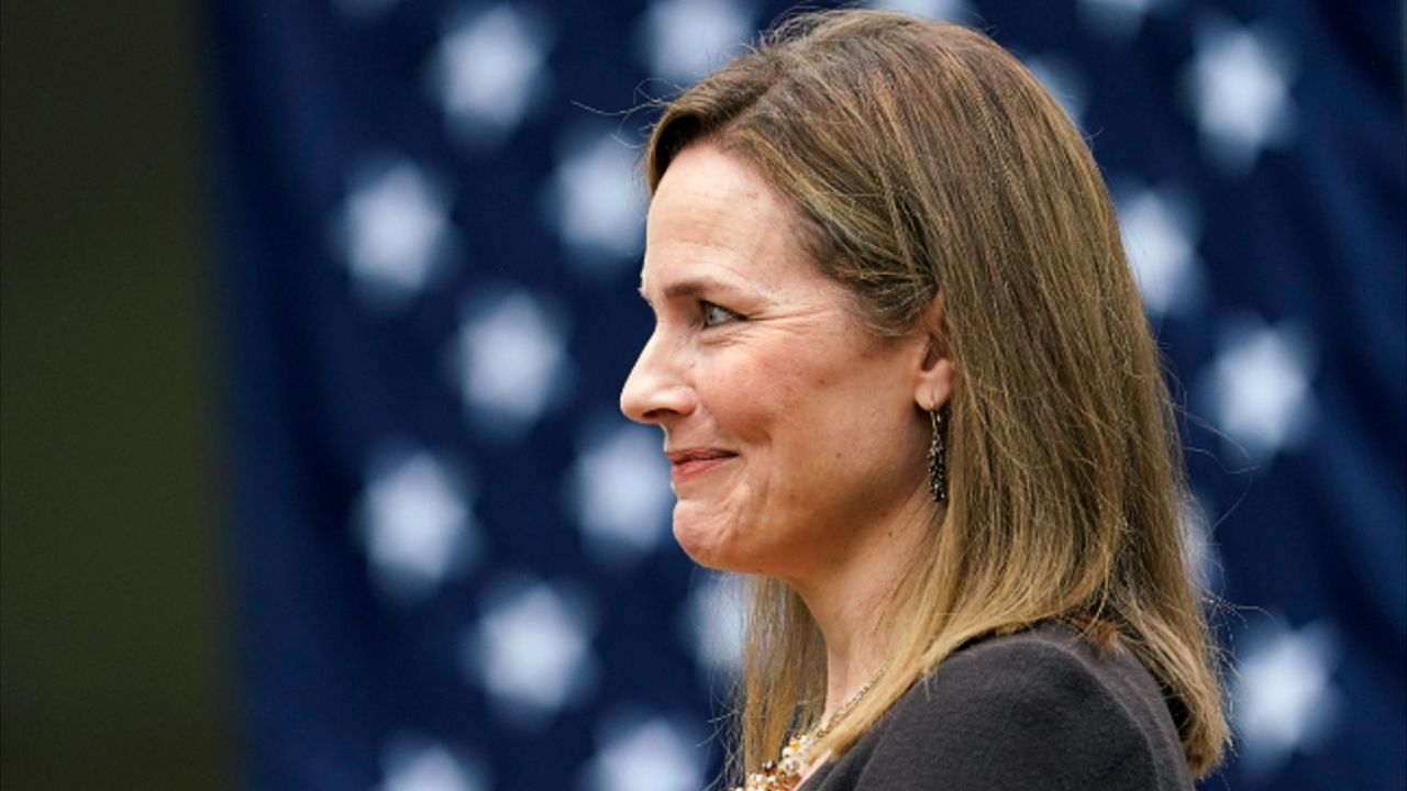 President Donald Trump has put forward Judge Amy Coney Barrett for the high court, calling for her quick confirmation. (Associated Press file photo)