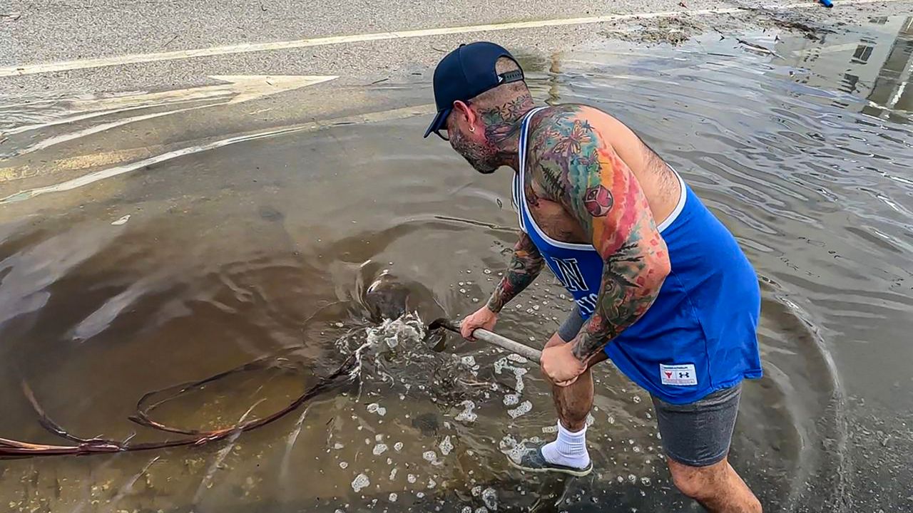 Florida health officials statewide are monitoring an uptick in cases of flesh-eating bacteria and advising residents to avoid floodwaters after hurricanes Helene and Milton. (Spectrum News/Jeff Allen)