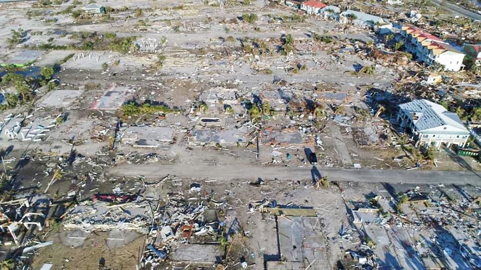 Damage in the Panhandle after Hurricane Michael tore through the area. (Spectrum News image)