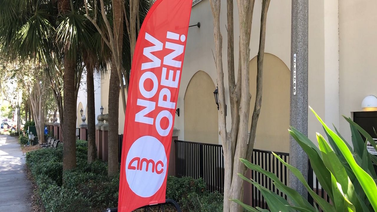 AMC Theatres is trying to lure back cinephiles with an offer to rent out a theater for you and 19 friends. (Katya Guillaume/Spectrum News)