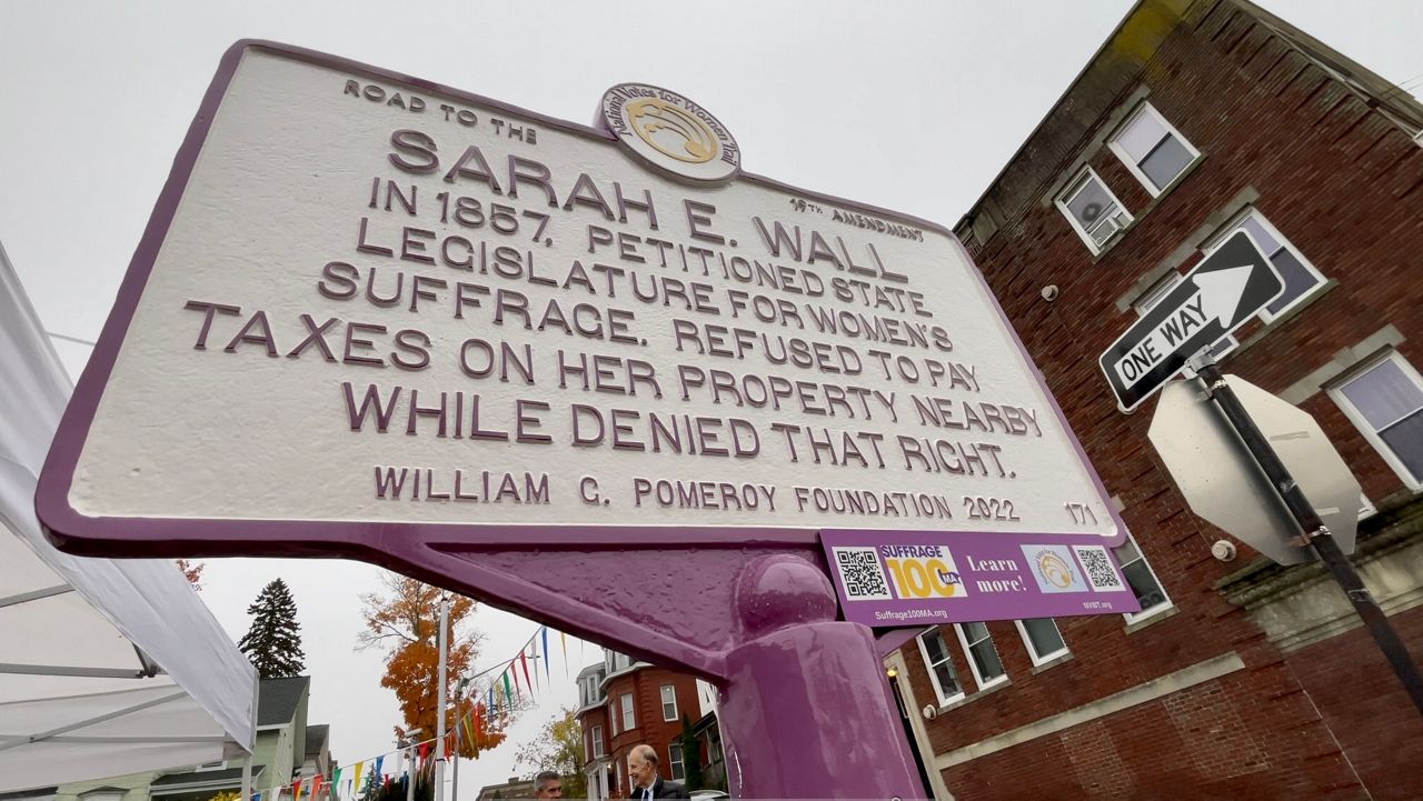 Marker for suffrage movement leader unveiled in Worcester - Vimarsana News