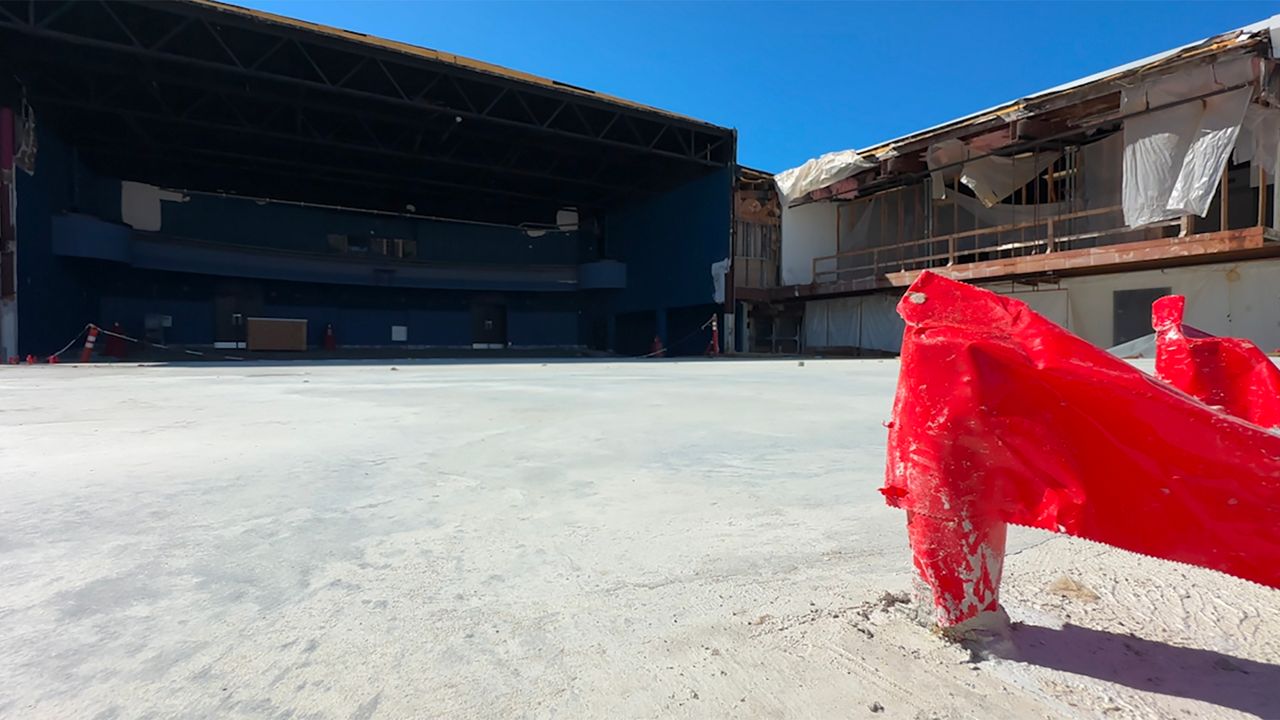 Venice Theatre continues rebuilding its main stage following Hurricane Milton