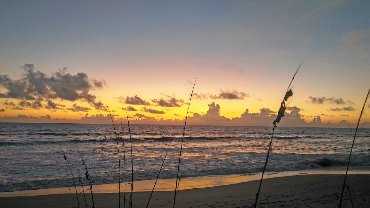 Sent via the Spectrum News 13 app: Central Florida will see some high heat on Halloween, however, it looked peaceful at the shore on the Tuesday, October 29, 2019. (Photo courtesy of Mark Smith, viewer)