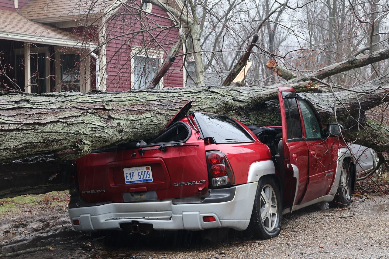 PHOTOS: Storms tear across southwest Michigan