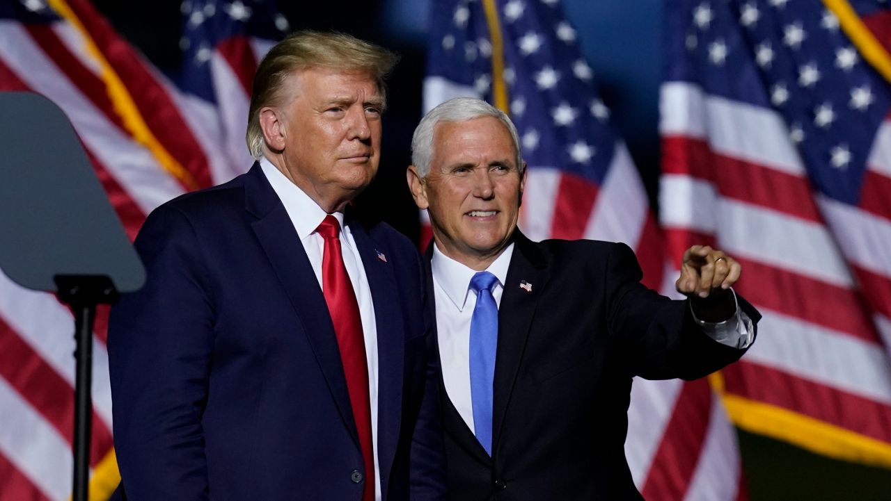Former President Donald Trump and former Vice President Mike Pence (AP Photo, File)