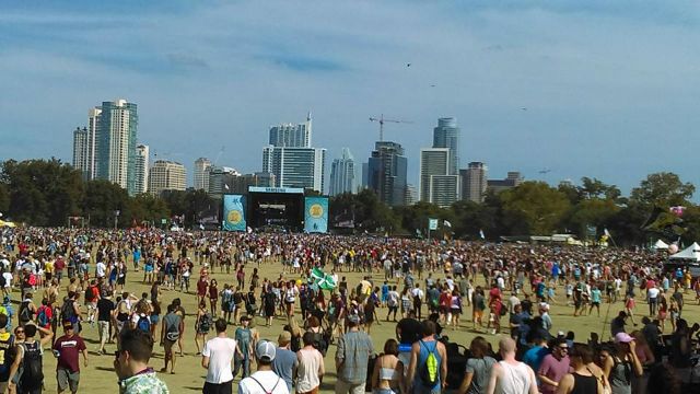 Zilker Park during a previous ACL event. (Spectrum News/File)