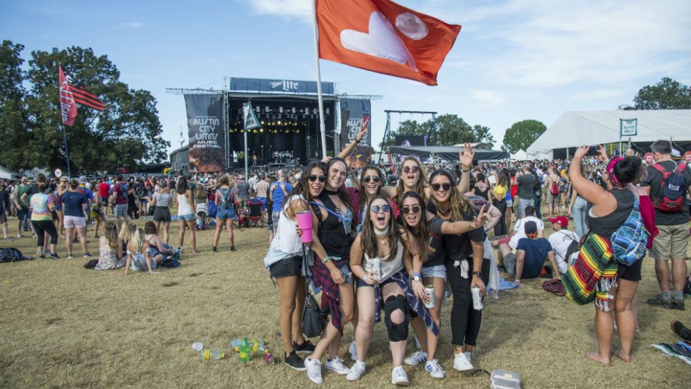 Festival goers attend the Austin City Limits Music Festival at Zilker Park on Sunday, Oct. 15, 2017, in Austin, Texas. (Photo by Amy Harris/Invision/AP)