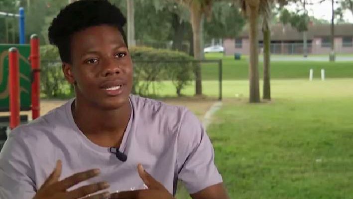 Once homeless Orange County high-schooler Savohn Thomas says he's thankful to take the next steps towards the rest of his life. (Spectrum News image)