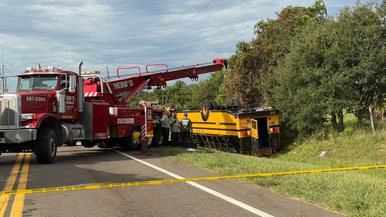 2 Dead and Dozens Injured in Winter Haven High School Bus Crash