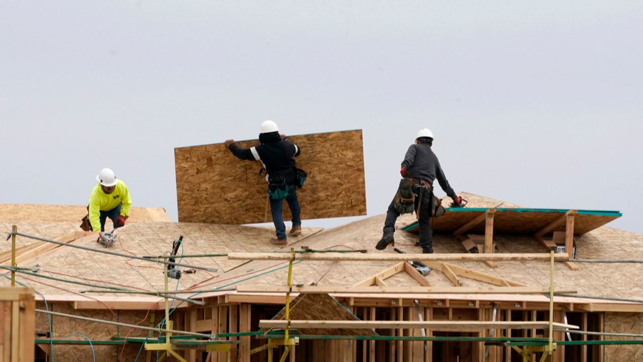House under construction in Sacramento, Calif. (AP Photo/Rich Pedroncelli, File)