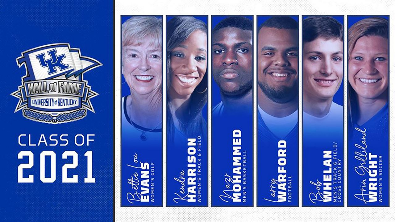 The 2021 University of Kentucky Athletic Hall of Fame Inductees (University of Kentucky Athletics)