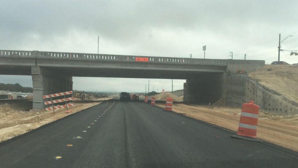 MoPac underpass completed under Slaughter Lane. (Adam Krueger/Spectrum News)