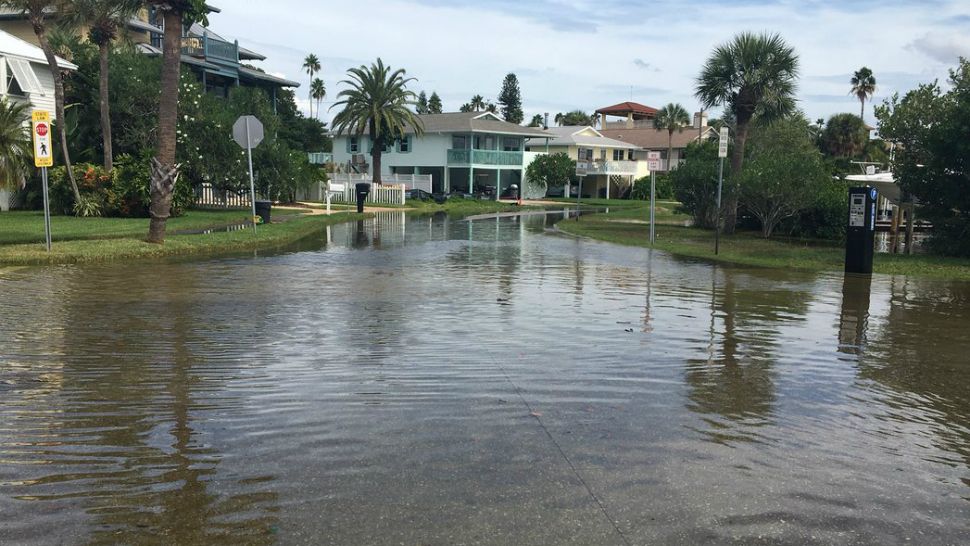 This is a Tuesday afternoon photo from Casablanca Avenue and W. Maritana Drive in St. Pete Beach. (Jorja Roman, Spectrum Bay News 9)
