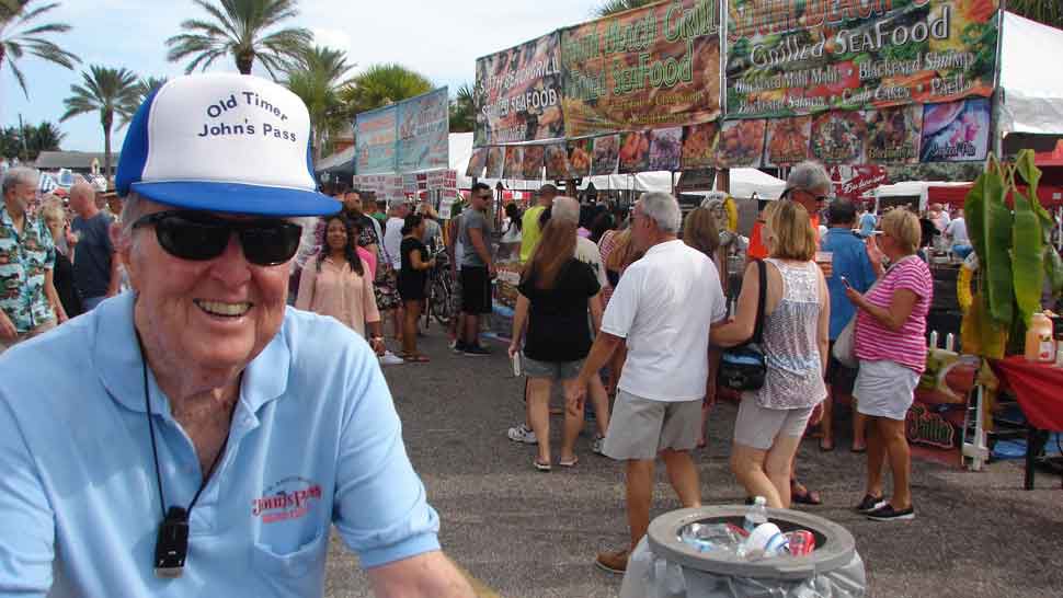 Willis "Jabo" Stewart, who was instrumental in the growth of John's Pass in Madeira Beach, passed away on Oct. 1. (Courtesy: John Stewart)