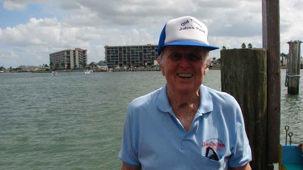 Willis "Jabo" Stewart, who was instrumental in the growth of John's Pass in Madeira Beach, passed away on Oct. 1. (Courtesy: John Stewart)