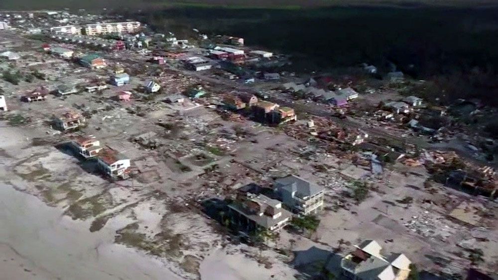 Hurricane Damage in Mexico Beach.