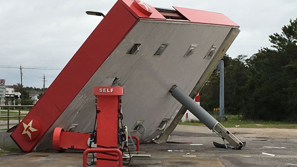 Hurricane Damage in Inlet Beach.