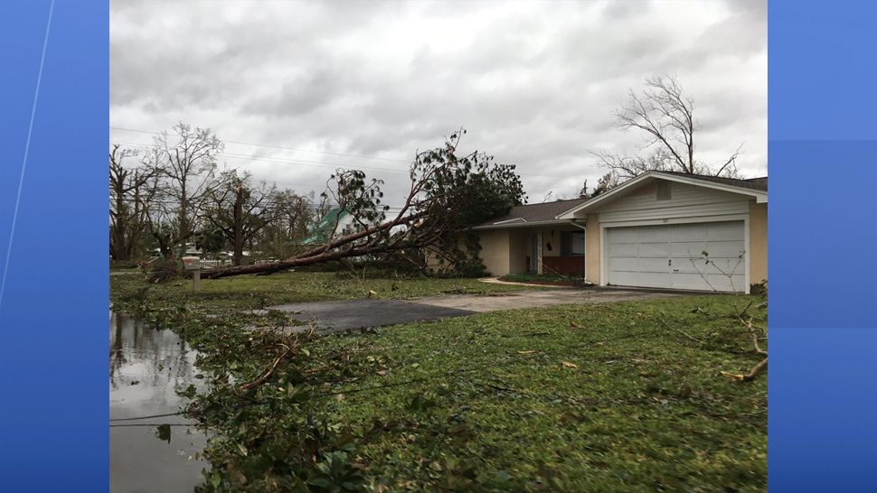 Hurricane Michael damage in Panama City