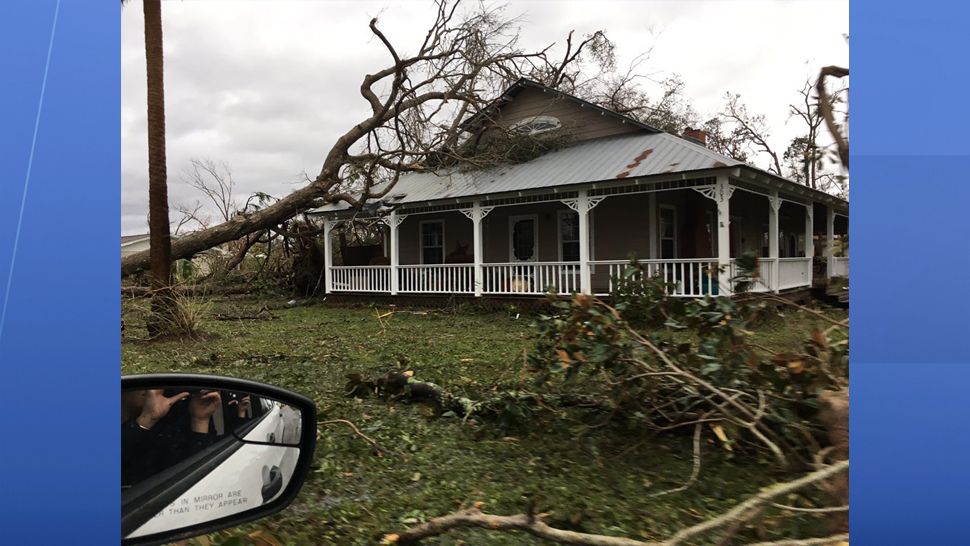 Hurricane Michael damage in Panama City