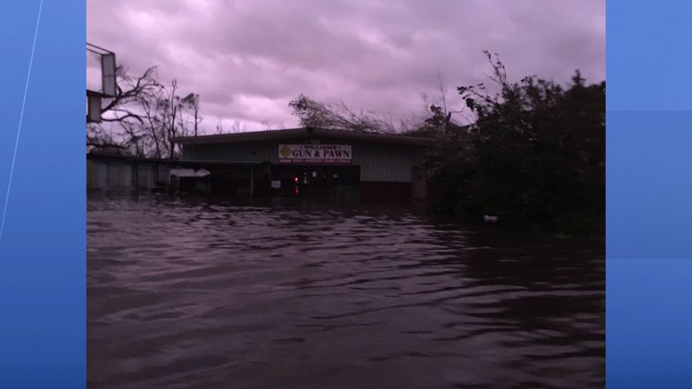 Hurricane Michael damage in Panama City