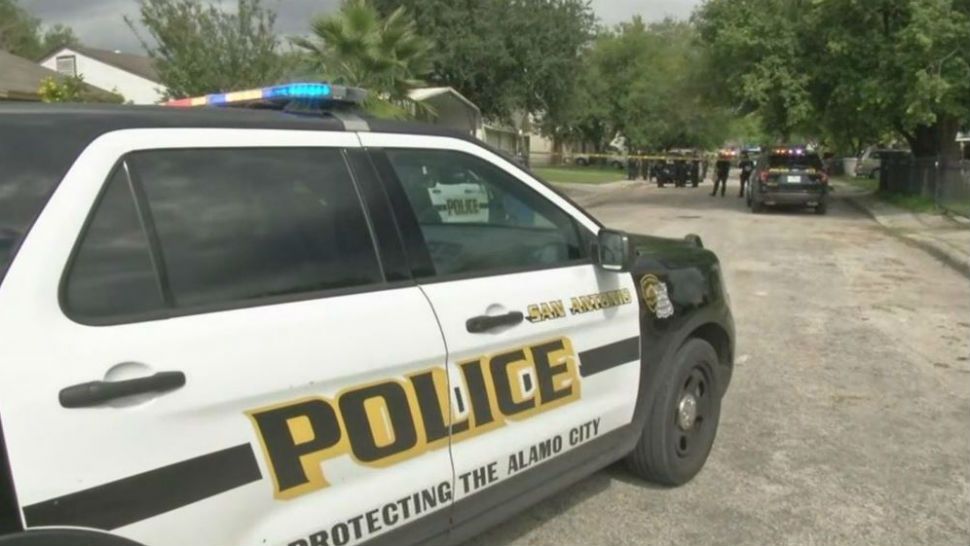 San Antonio police car at a crime scene (Spectrum News/File)