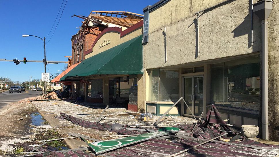 Hurricane Michael damage