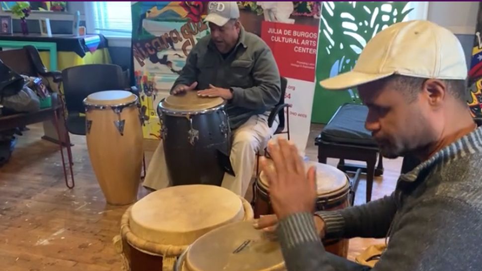 Cleveland Class Teaches How to Play Congas