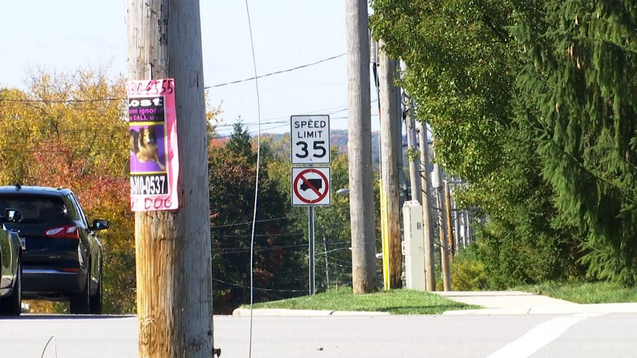 Posting Signs on Power Poles Illegal, Dangerous