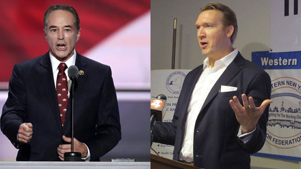 Rep. Chris Collins and Nate McMurray.