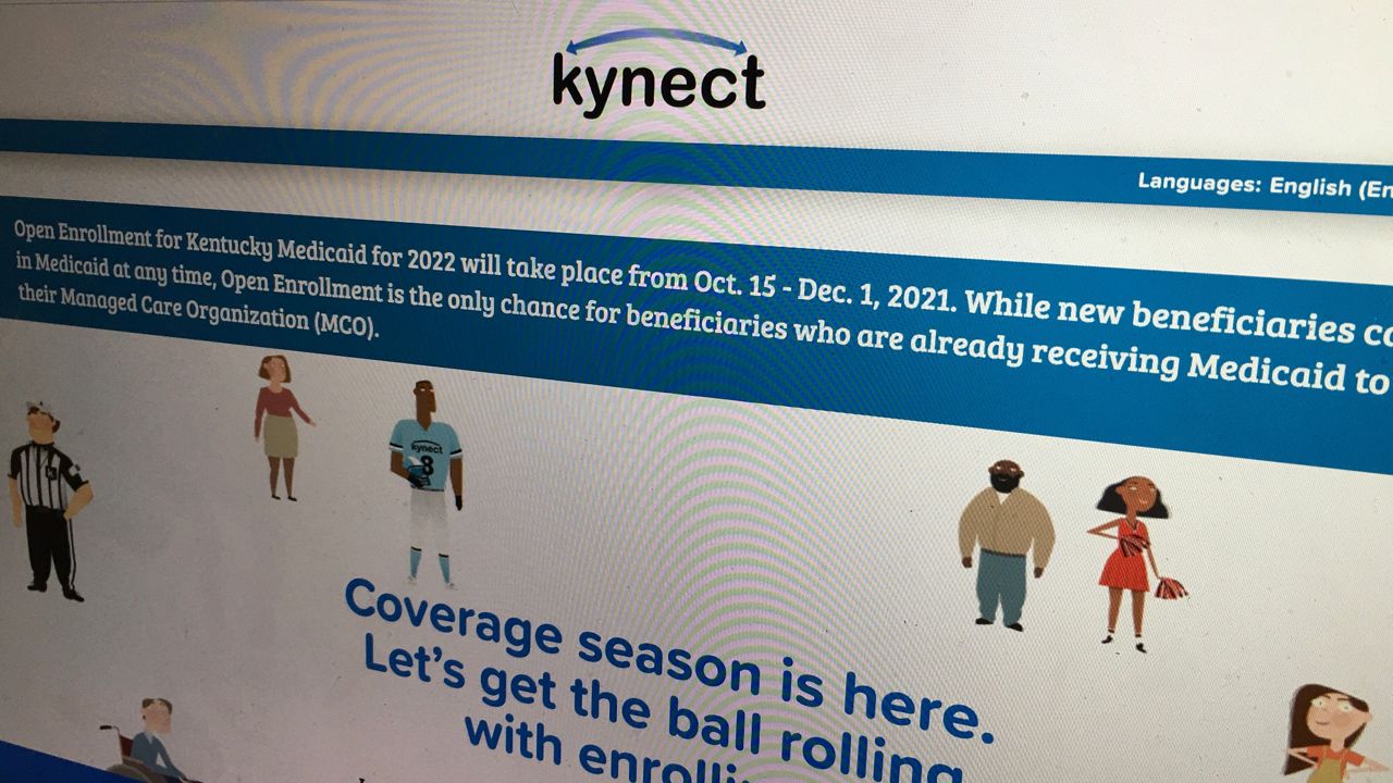 Kynect landing page