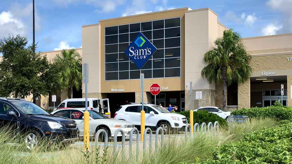 Sam's Club location in St. Petersburg (Josh Rojas/Spectrum Bay News 9)