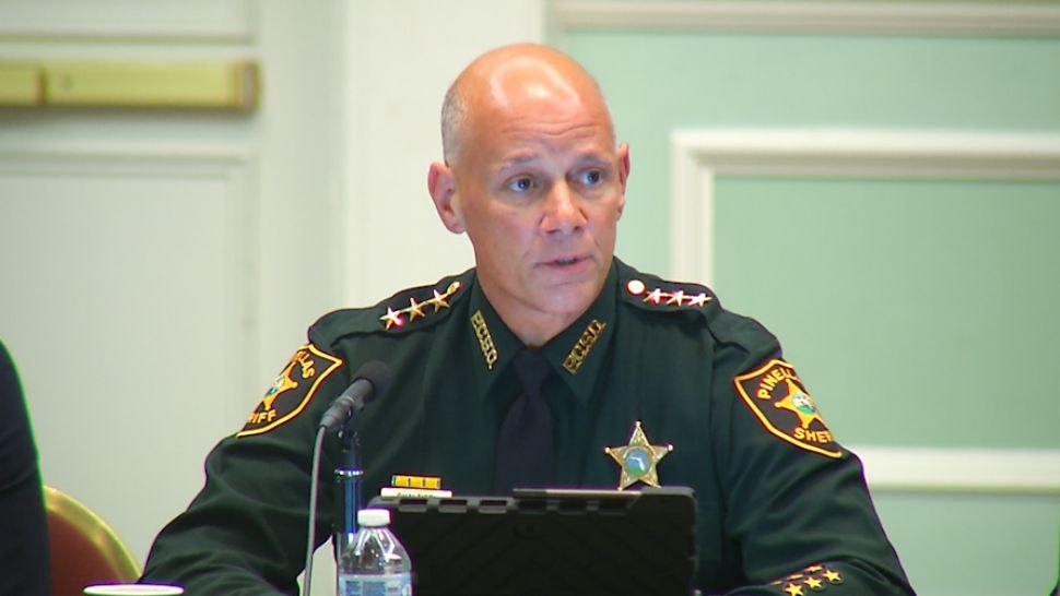 Pinellas County Sheriff Bob Gaultieri is the chairman of the commission. He expressed concern Wednesday about what he sees as a lack of coordination of mental health issues between schools, law enforcement and health care agencies. (Rick Elmhorst/Spectrum News)