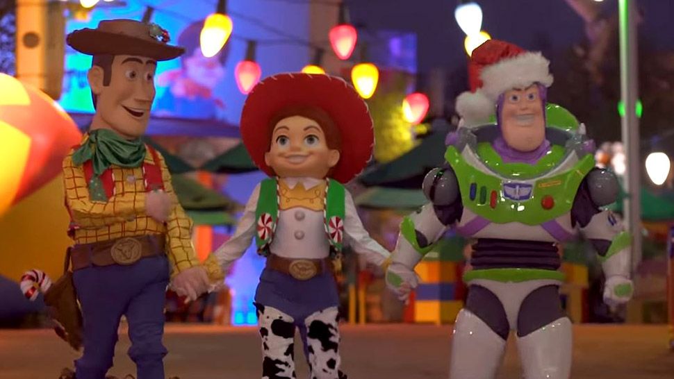 Woody, Jessie and Buzz will dress up during the holiday season at Disney's Hollywood Studios. (Disney)