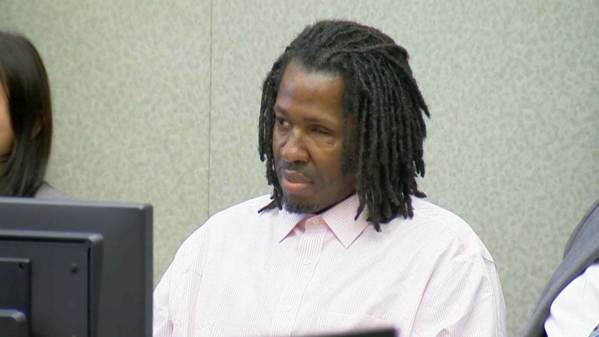 Markeith Loyd listens as a verdict is read in his murder trial Wednesday. Jurors found him guilty of 1st-degree murder in the deaths of his ex-girlfriend, Sade Dixon, and her unborn child. (Spectrum News)