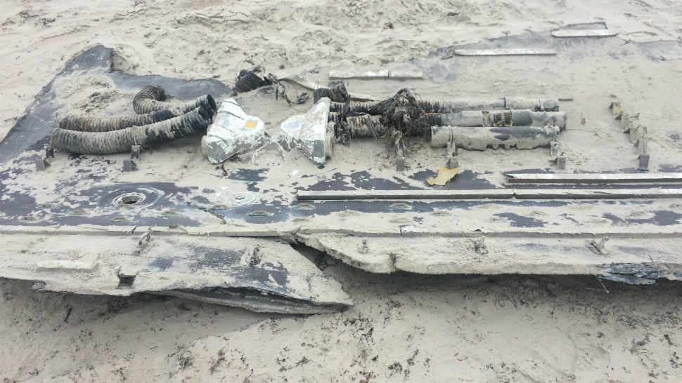 Debris from a SpaceX rocket washed ashore near the Outer Banks of North Carolina late last week. The National Park Service removed the debris a couple of days later.