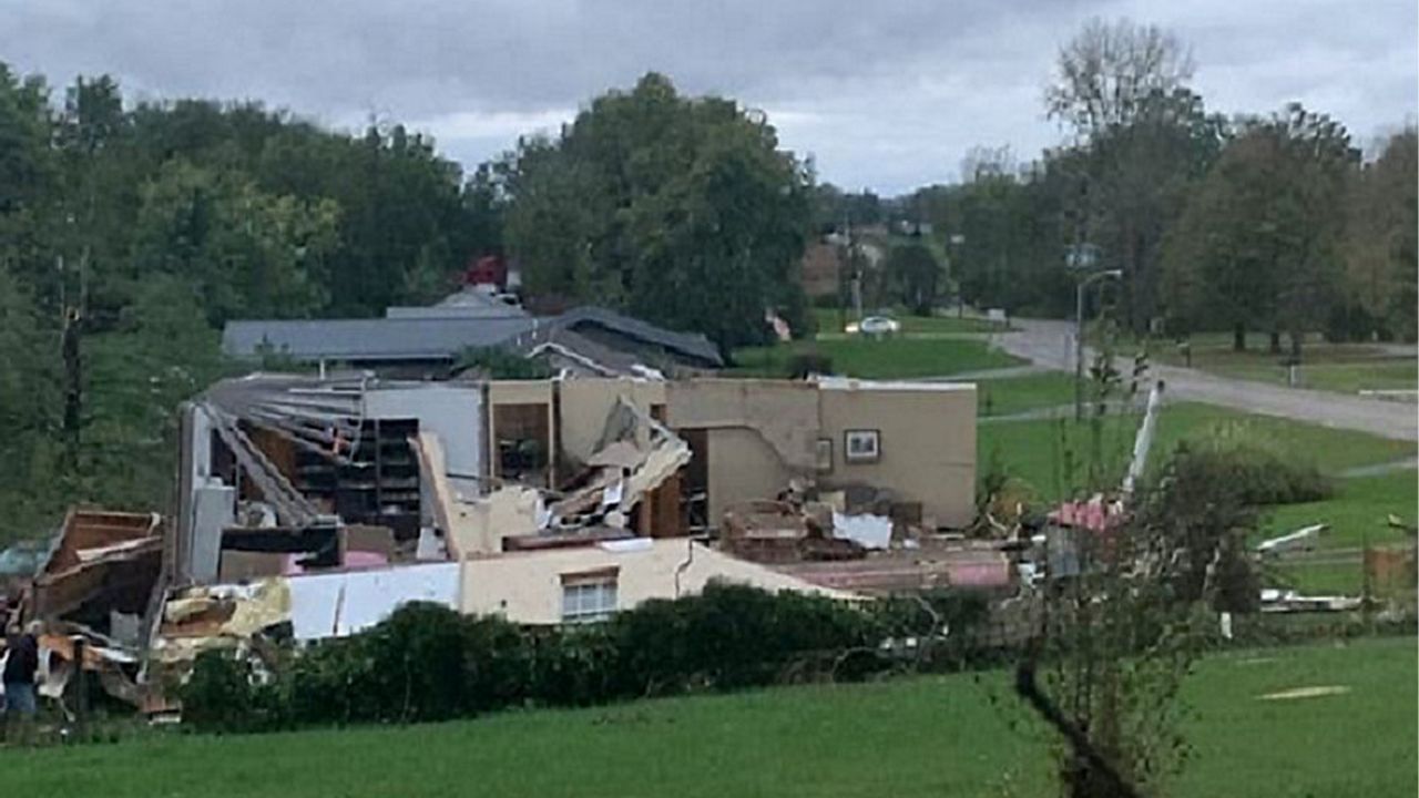 Severe weather damage in South Salem, Ohio (Photo by Ron Murphy)